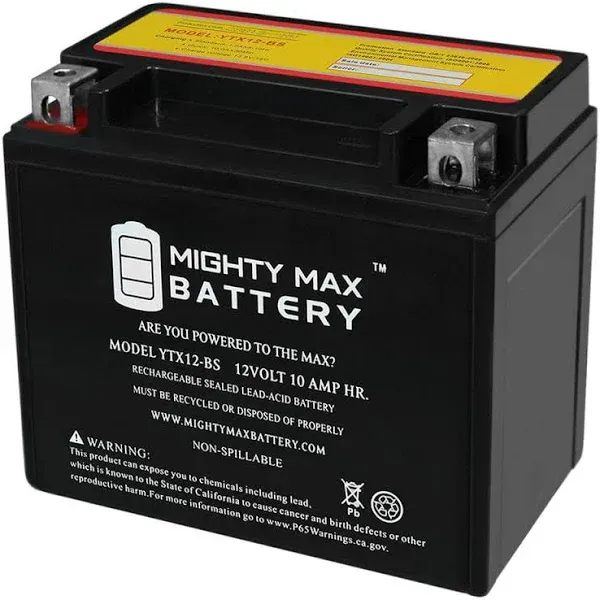 Mighty Max Battery YTX12-BS 12V 10AH