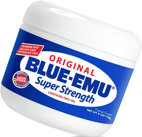 Blue-Emu Original Super Strength Topical Cream for Muscles and Joints, 4 oz