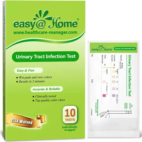 Easy@home Urinary Tract Infection Test Strips