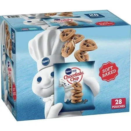 Pillsbury Chocolate Chip Mini Soft Baked Cookies