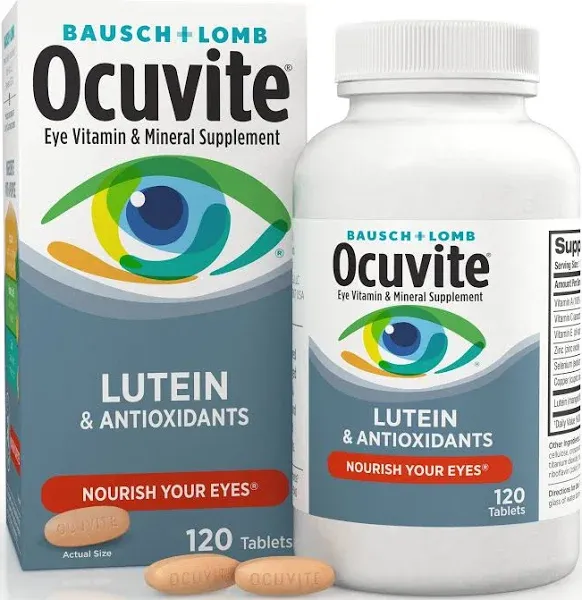 Bausch & Lomb Ocuvite Eye Tablets with Lutein