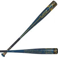 Rawlings | VELO Baseball Bat | BBCOR | -3 Drop | 1 Pc. Alloy, Composite End Cap