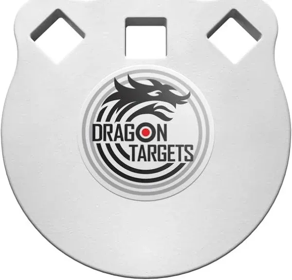 Dragon Targets 8" x 1/2" Gong AR500 Steel Shooting Target 1/2" Thick