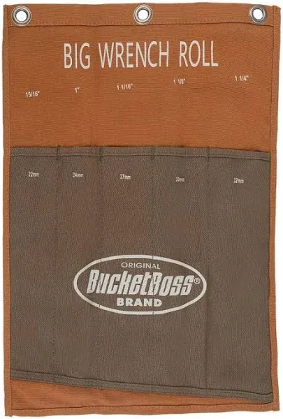 Bucket Boss Big Wrench Roll in Brown, 70005 Brown 