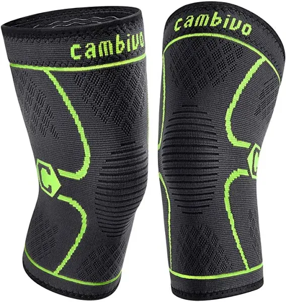 CAMBIVO Knee Brace Compression Sleeve for Meniscus Tear