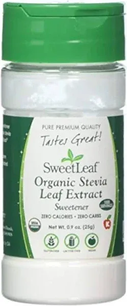 Sweetleaf Organic Stevia Sweetener