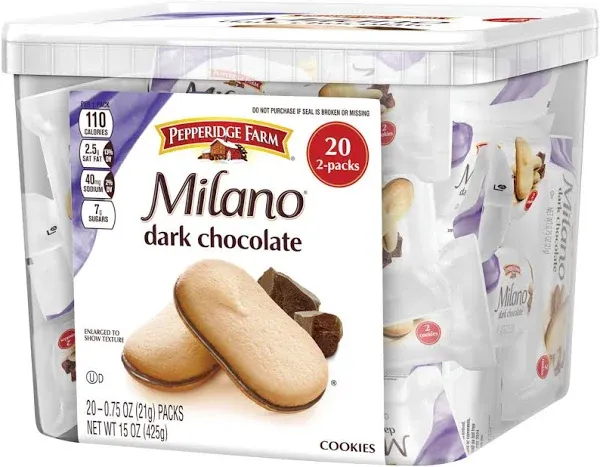 Pepperidge Farm Milano Dark Chocolate Cookies