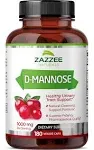 Zazzee D-Mannose 180 Vegan Capsules