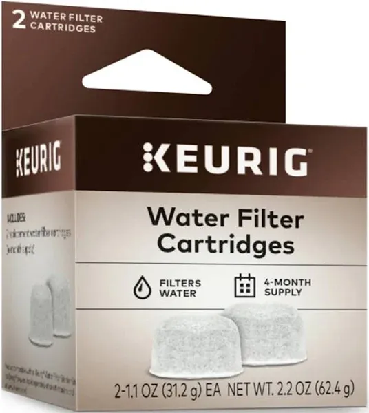 Keurig 2 pc Water Filter Cartridge Replacements One Size GENUINE KEURIG OEM NEW