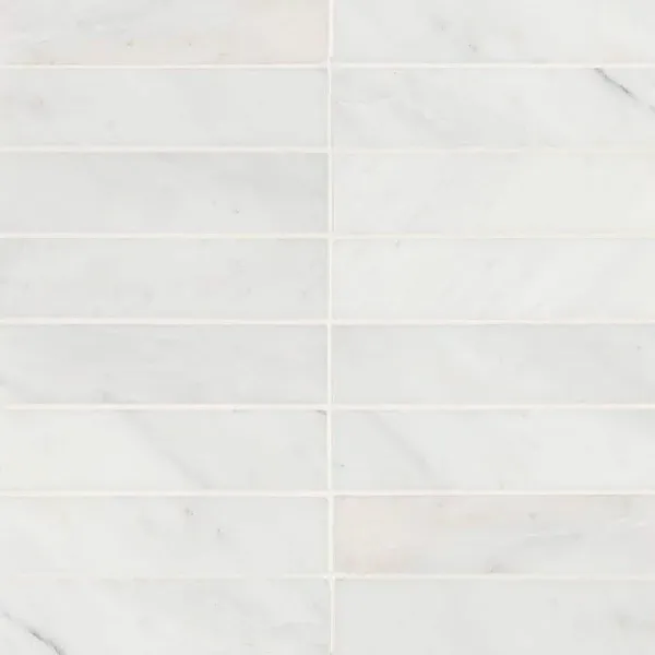 Bedrosians Monet 2 x 8 Oriental White Tile & Stone