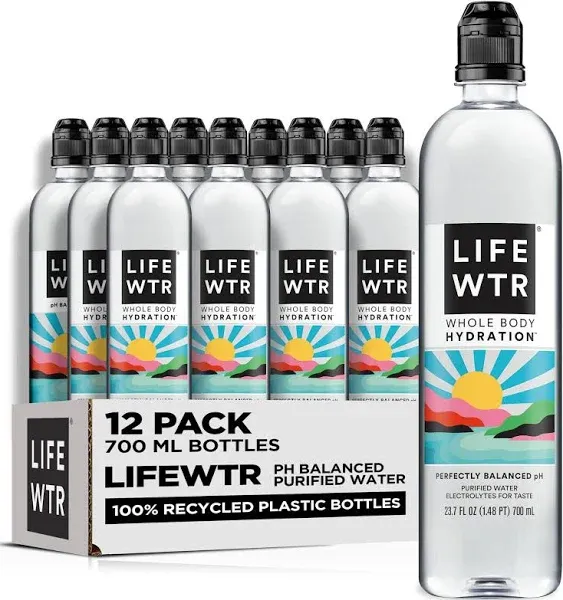 Lifewtr Premium Purified Water pH Balanced with Electrolytes