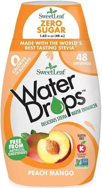 Sweetleaf Water Drops Peach Mango