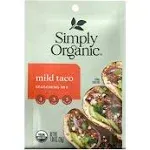 Simply Organic Mild Taco Seasoning Mix (1 oz)