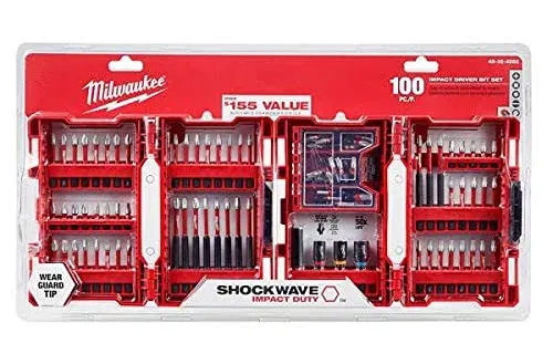 Milwaukee SHOCKWAVE Impact Duty Alloy Steel Drill and Screw Driver Bit Set