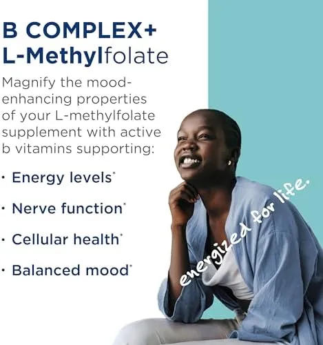 MethylPro B Complex + 10mg L-Methylfolate - Professional 30 Count (Pack of 1) 