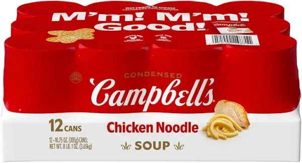 Campbell&#039;s Condensed Chicken Noodle Soup, 10.75 Ounce Can (Pack of 4)