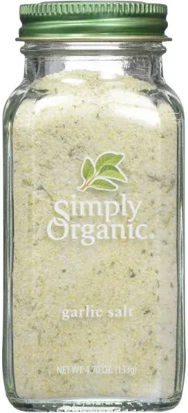 Simply Organic Garlic Salt 4.7 oz.