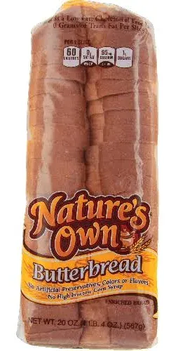 Nature's Own Butter Bread Slices (20 oz)