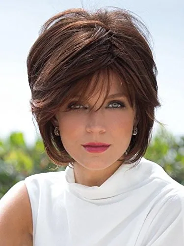 &#034;REESE&#034; RENE OF PARIS NORIKO WIG  | Nutmeg F | Edgy Bob NEW WITH TAGS 