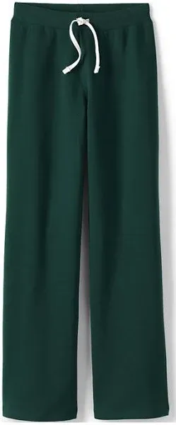 Lands' End School Uniform Girls Sweatpants - Large - Evergreen