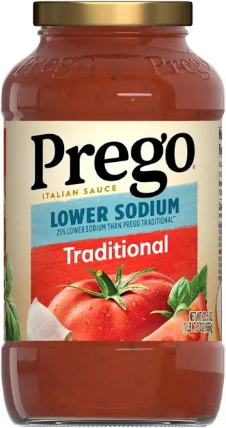 Prego Traditional Lower Sodium Pasta Sauce