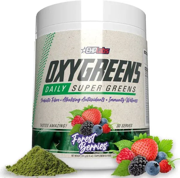 EHPlabs Oxygreens Daily Super Greens Powder, Pineapple (8.7 oz)