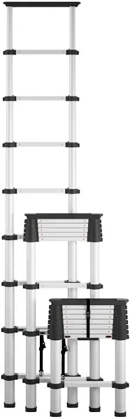 Cosco SmartClose Telescoping Aluminum Ladder