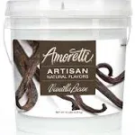 Caljava Natural Vanilla Bean Artisan Flavor by Amoretti | 10 lbs