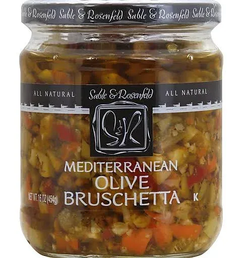 Sable & Rosenfeld Olive Bruschetta, Mediterranean - 16 oz