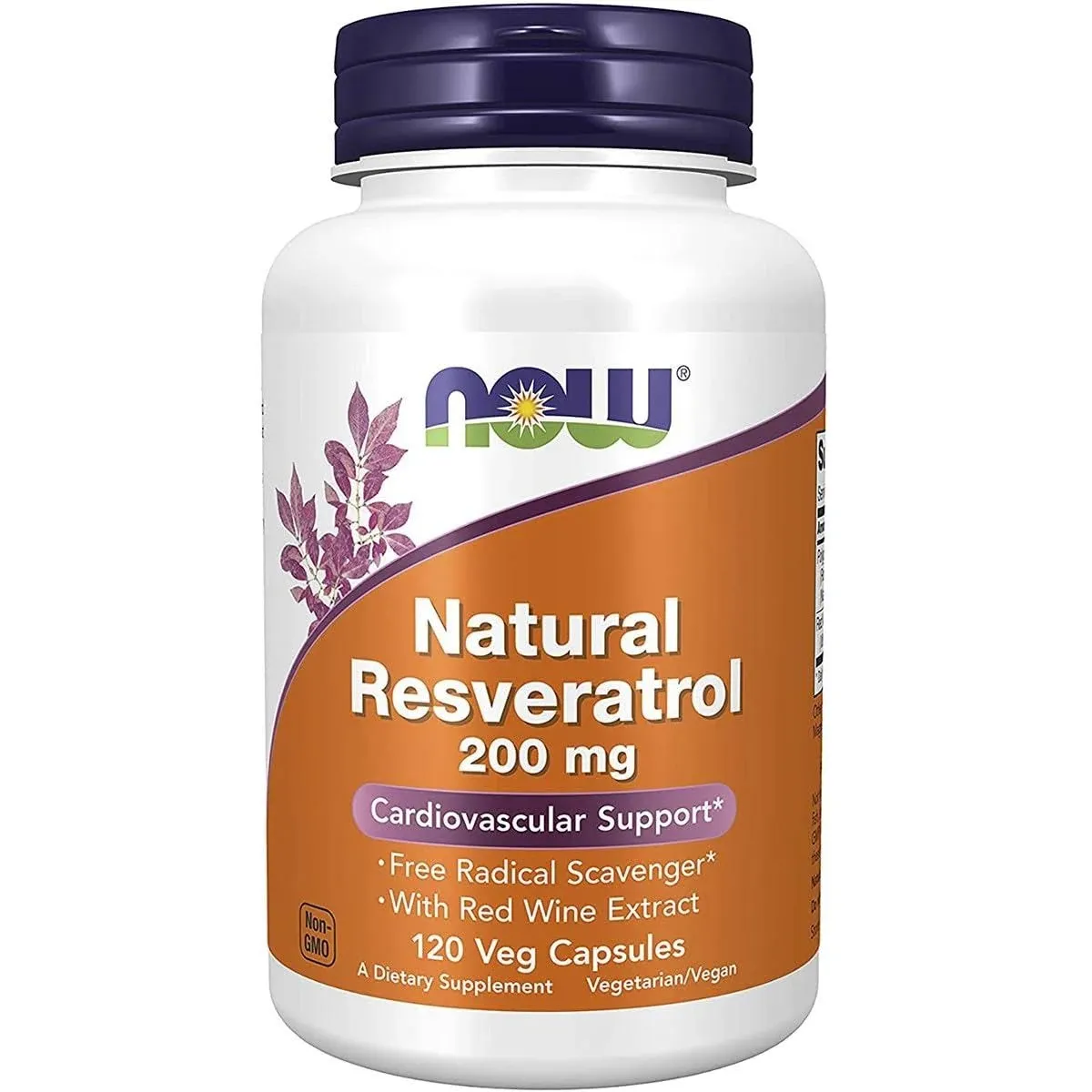 Natural Resveratrol 200mg 120 Cápsulas- Now Foods