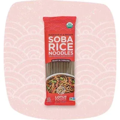 Lotus Foods Organic Buckwheat & Brown Soba Rice Noodles 8 oz