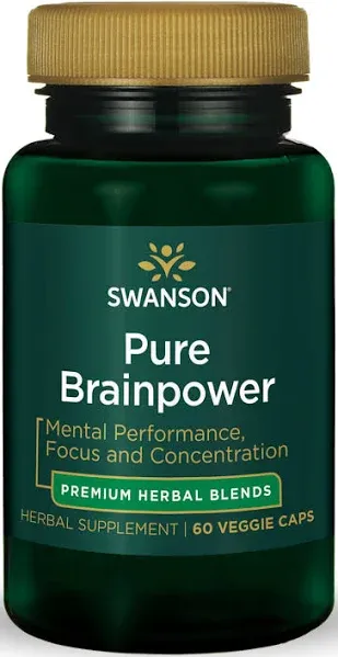 Swanson Pure Brainpower 60 Capsules