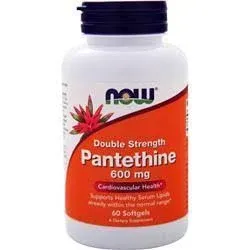 NOW FOODS Pantethine 600 mg - 60 Softgels