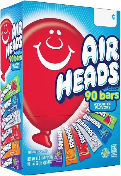 Airheads Variety Box, 90 Bars