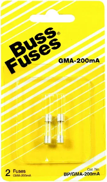 Bussmann Fast Acting Glass Fuse BP/GMA-200MA