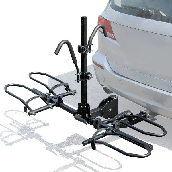 2-Bike Platform Style Hitch Mount Bike Rack with 2&#034; Hitch Receiver