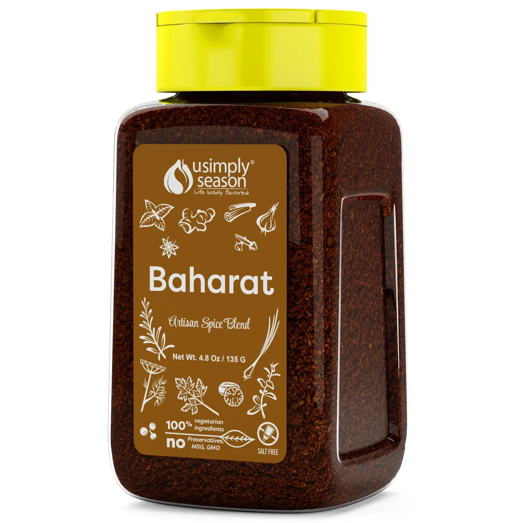 USimplySeason Baharat Spice Seasoning - 4.8 oz / 135 G