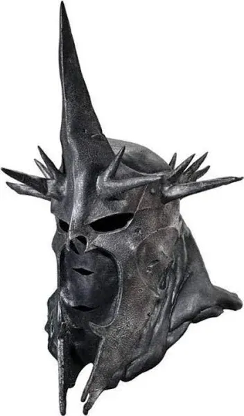 Rubie's unisex adult Lord of the Rings Deluxe Mask Party Supplies, Witch King, One Size US