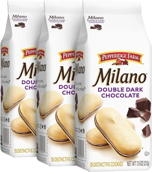 Pepperidge Farm Milano Double Dark Chocolate Cookies