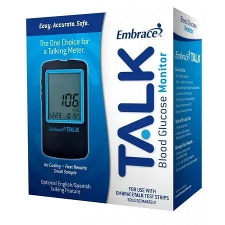 Embrace Talk Blood Glucose Meter