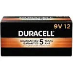 Duracell Coppertop 9V Alkaline Batteries Mn1604bkd