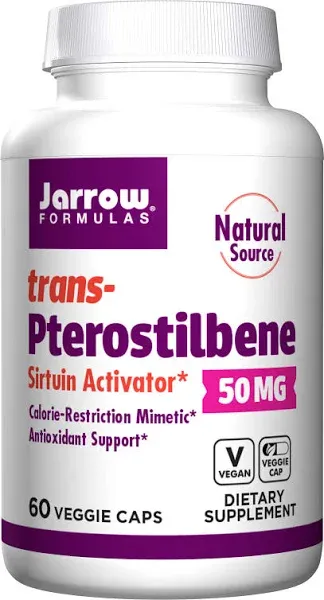 Pterostilbene, 50 mg, 60 Vegetarian Capsules