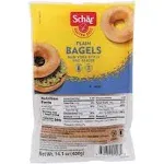 Schar Bagels, Gluten Free, New York Style, Plain, Pre-Sliced - 14.1 oz