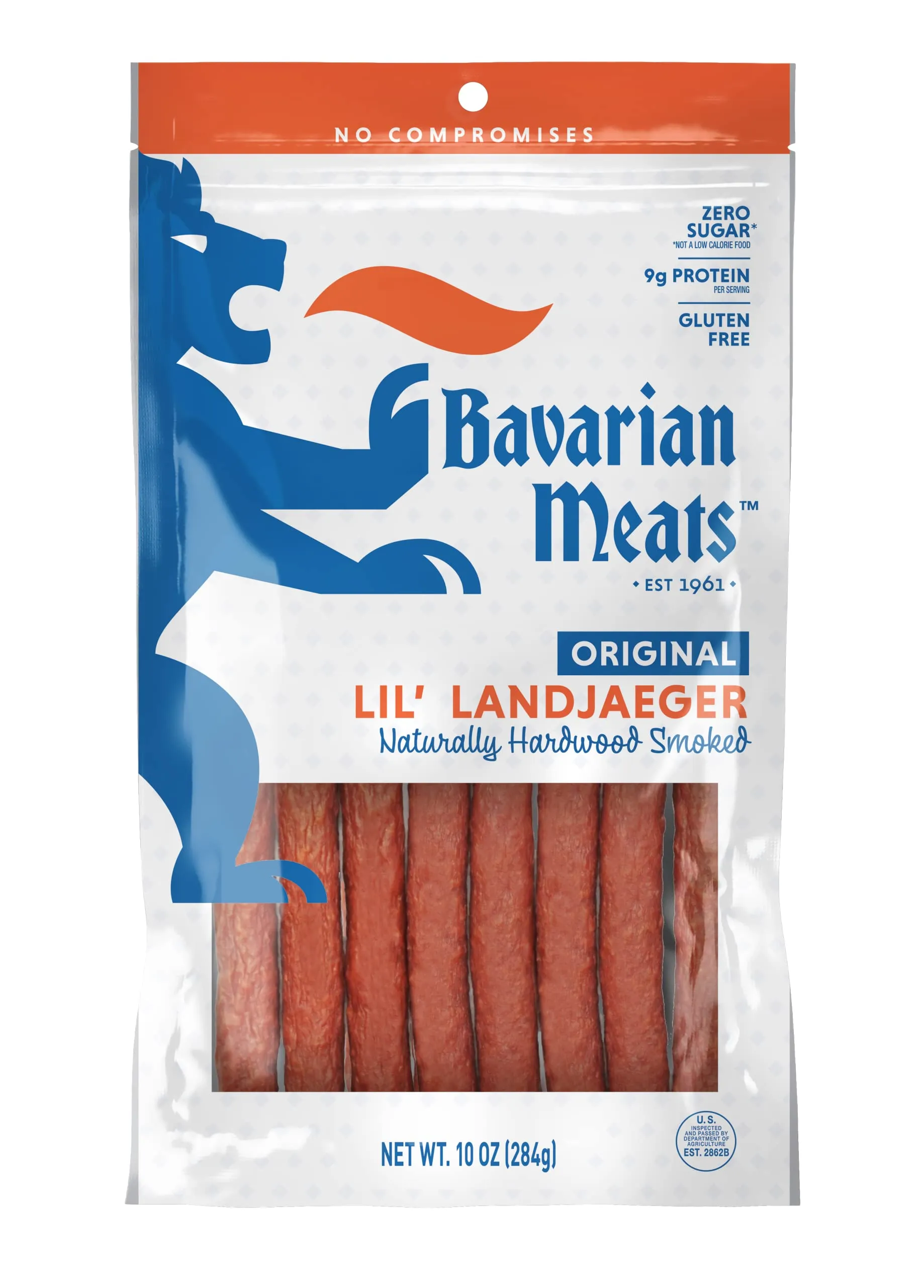 Bavarian Meats Lil' Landjaeger German Style Smoked Sausage Snack Sticks