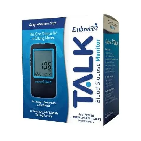 Embrace Talk Blood Glucose Meter