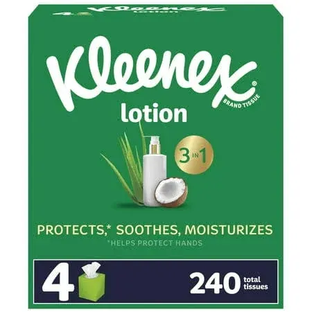 Kleenex Soothing Lotion Facial Tissues