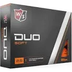 Wilson Staff Duo Soft Orange Golf Balls