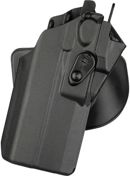 Safariland Model 7378RDS 7TS ALS Concealment Paddle & Belt Loop Combo Holster 28327 / Black / Right