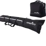 Athletico Padded Ski Bag Combo - Ski Bag & Separate Ski Boot Bag - Store & Trans