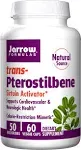 Jarrow Formulas Trans-Pterostilbene 50 mg, 60 Veggie Capsules